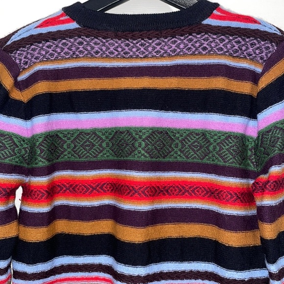 Scotch & Soda Striped Sweater Wool Crew Neck Long Sleeve Pullover Sz S - Picture 6 of 10
